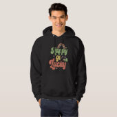Happy Go Lucky Irish Saint Patricks Day Shamrock Hoodie (Voorkant volledig)