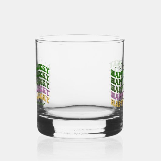 Happy Go Lucky Irish Whisky Glas (Links)
