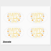Happy Go Lucky Meisje sticker (Vel)