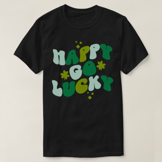 Happy Go Lucky retro St T-shirt (Design voorkant)