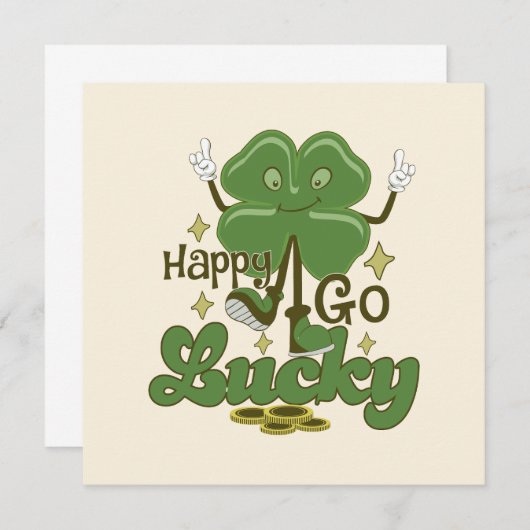 Happy Go Lucky St. Patrick's Day (Voorkant / Achterkant)