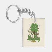 Happy Go Lucky St. Patrick's Day Sleutelhanger (Voorkant Links)