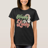 Happy Go Lucky St. Patrick's Day T-shirt Shamrock (Voorkant)