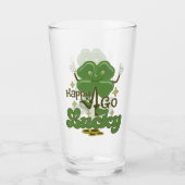 Happy Go Lucky St. Patrick's Glas (Voorkant)