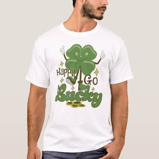 Happy Go Lucky St. Patrick's T-shirt (Voorkant)