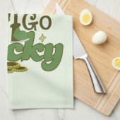 Happy Go Lucky St. Patrick's Theedoek (Quarter Fold)