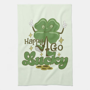 Happy Go Lucky St. Patrick's Theedoek