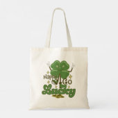 Happy Go Lucky St. Patrick's Tote Bag (Achterkant)