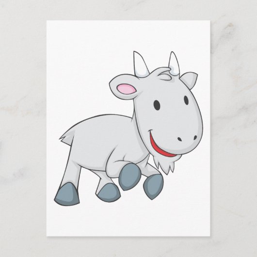 Happy Goat Briefkaart (Voorkant)