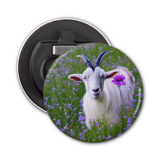 Happy Goat Button Flesopener (Voorkant)