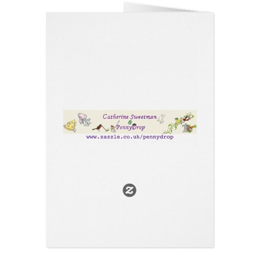 Happy Goat Day Funny Quirky Animal Art Drawing (Achterkant)