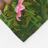 Happy Goat Fleece Deken (Hoek)