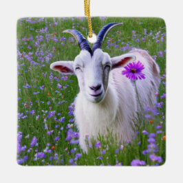 Happy Goat Keramisch Ornament