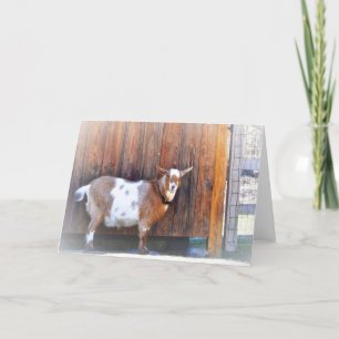 Happy Goat Note Kaart