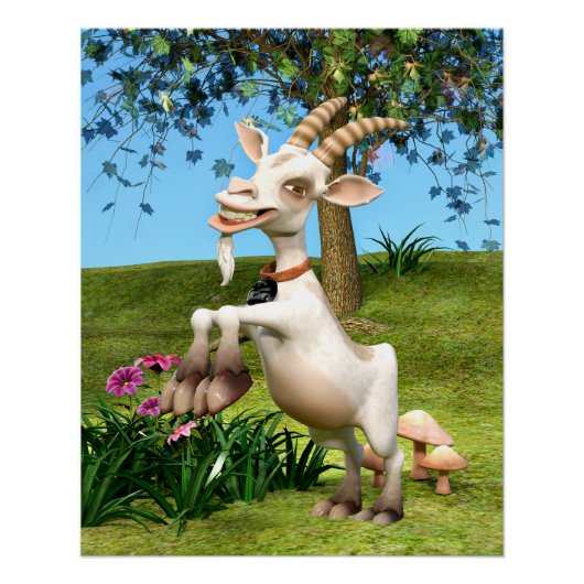Happy Goat Perfect Poster (Voorkant)