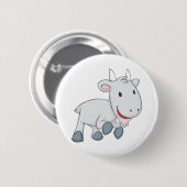 Happy Goat Ronde Button 5,7 Cm (Voorkant /achterkant)