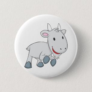 Happy Goat Ronde Button 5,7 Cm