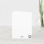 Happy Goat Spring Wenskaart Kaart (Achterkant)