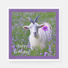 Happy Goat Verjaardag Servet
