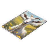 Happy Goat Vibrant Buttercup Meadow Notitieboek (Linkerzijde)