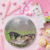 Happy Goats op zondag Papieren Bordje (Feest)