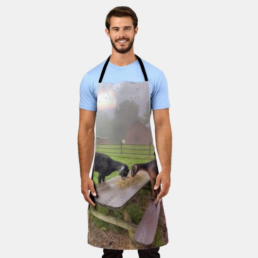 Happy Goats Schort (Gedragen)