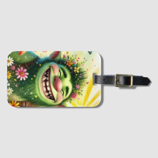happy Goblin Boy Smiling Bagagelabel