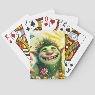 happy Goblin Boy Smiling Pokerkaarten