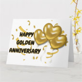 Happy Golden Jubileum Kaart (Gele Bloem)