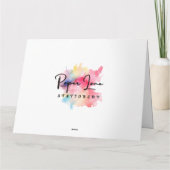 Happy Golden Jubileum Kaart (Achterkant)