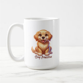 Happy Golden Puppy Koffiemok