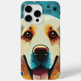 Happy Golden Retriever iPhone 15 Pro Max Hoesje