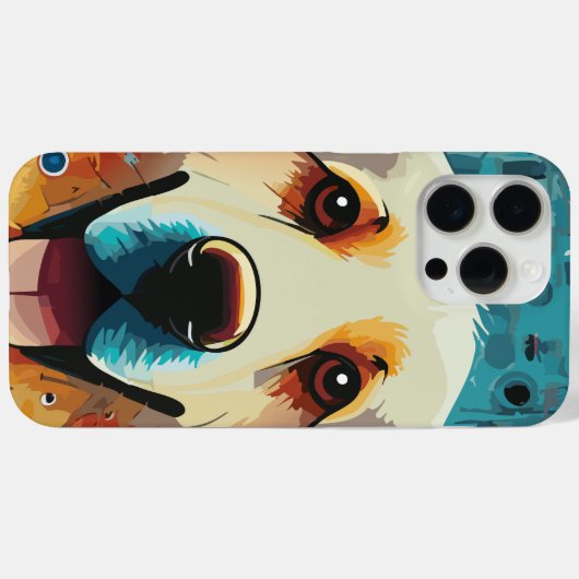 Happy Golden Retriever Case-Mate iPhone Case (Achterkant (horizontaal))