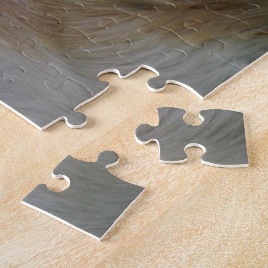 Happy Golden Retriever Dog Jigzaag Puzzle Legpuzzel (Zijkant)