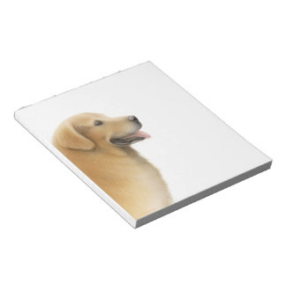 Happy Golden Retriever Dog Notitieblok