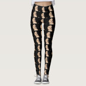 Happy Golden Retriever Leggings (Voorkant)
