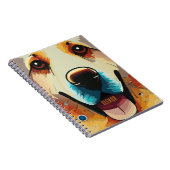 Happy Golden Retriever Notitieboek (Rechterzijde)