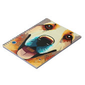 Happy Golden Retriever Notitieboek (Linkerzijde)