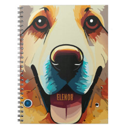 Happy Golden Retriever Notitieboek