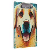 Happy Golden Retriever Papa Klembord (Rechts)