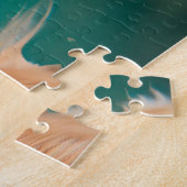 Happy Golden Retriever zwemmen onder water Legpuzzel (Zijkant)