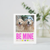 Happy Golden Retrievers zijn mijn Valentijnsdag Feestdagenkaart (Staand voorkant)