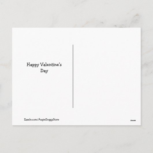 Happy Golden Retrievers zijn mijn Valentijnsdag Feestdagenkaart (Achterkant)