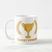 Happy Golden Trophy Husband Koffiemok (Links)