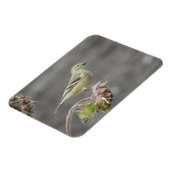 Happy Goldfinch en Sunflower Magnet Magneet (Linkerzijde)