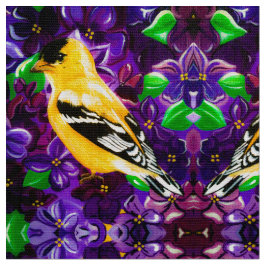 Happy Goldfinch Stof