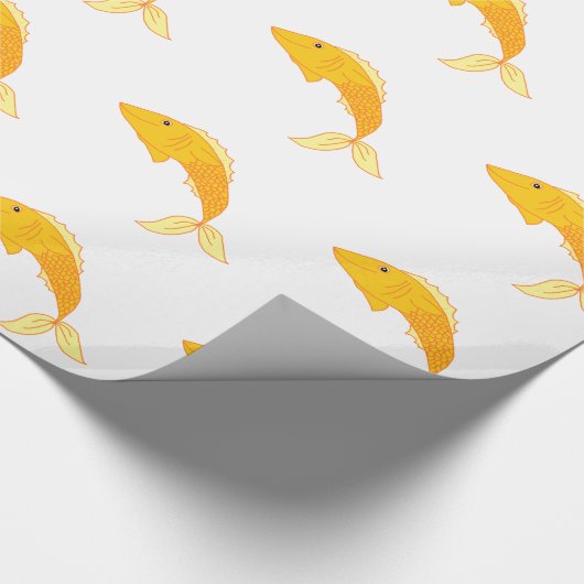 Happy Goldfish Cadeaupapier (Hoek)