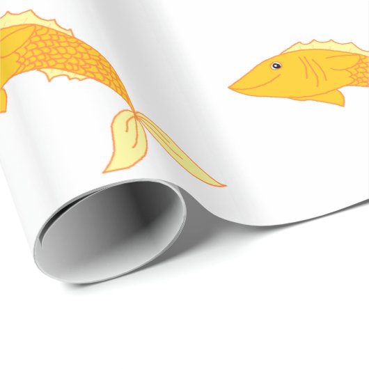 Happy Goldfish Cadeaupapier (Rol Hoek)