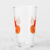 Happy Goldfish Glass Glas (Links)