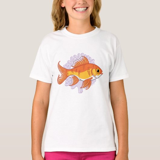Happy Goldfish T-shirt (Voorkant)